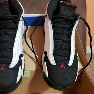 RETRO JORDANS ~~ 14's (Black Toe)